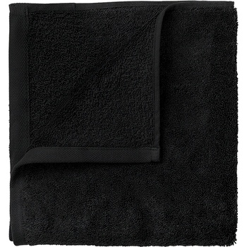 blomus Хавлии Riva 30 x 30 см черни 4 бр (66302)