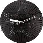 NeXtime Стенен часовник Motion Star 30 см черно-бял (3224/3129)