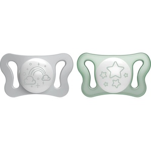 Chicco Physio Micro 0-2 m биберон Night 2 бр