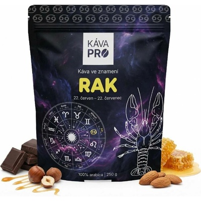 KávaPRO káva ve znamení Rak mletí turek 250 g