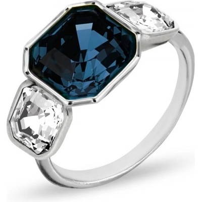 Spark prsten modrý se Swarovski Elements Imperial Trio P44803MC Montana