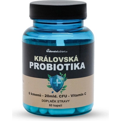 Kralovstvizdravi.cz Královská Probiotika komplex laktobacilů a bifidobakterií 60 kapslí