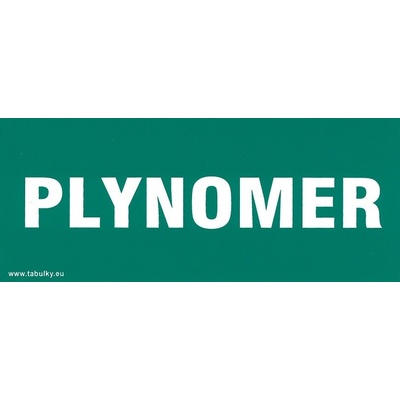 Samolepka Plynomer 210x87mm