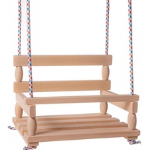 Teddies Drevená hojdačka 38x30cm