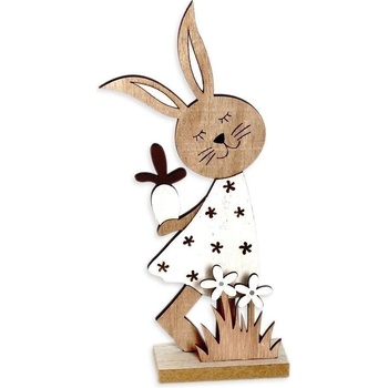 Zajíc dřevo 17cm natural