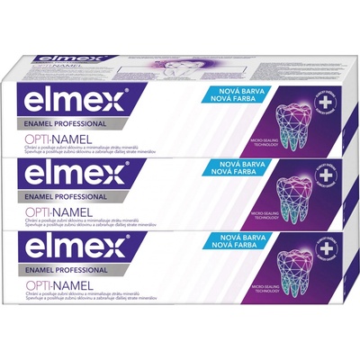 Elmex Dental Enamel Protection 3 × 75 ml