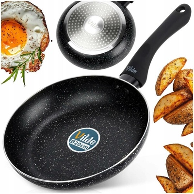Vilde Tradiční pánev Black Line 20 cm granitová
