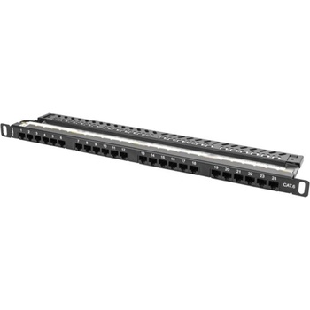 Lanberg patch panel 24 port 0.5U CA (PPU6-0024-B)