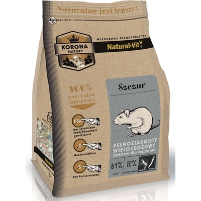 Korona Natury Храна за плъхове Natural-Vit 750 г