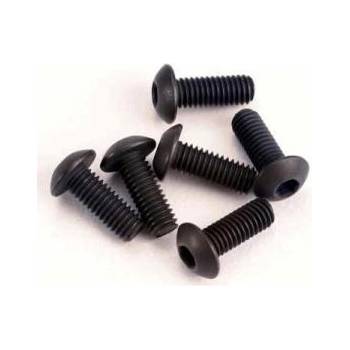 Traxxas винт с вътрешен шестостен M3x8mm полукръгла глава (6)