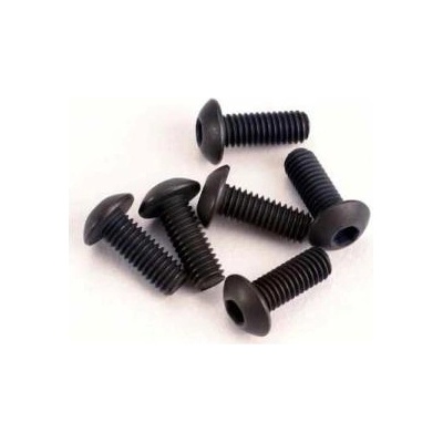 Traxxas винт с вътрешен шестостен M3x8mm полукръгла глава (6)