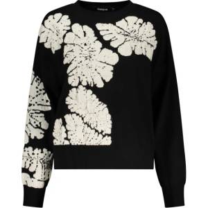 DESIGUAL Дамски пуловер desigual, Размер m, Цвят Черен (26wwjf09_ne2000)