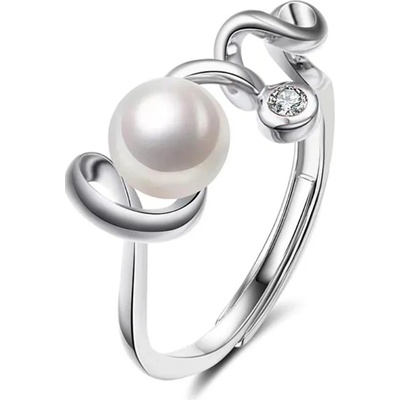 Majya Stříbrný nastavitelný prsten LOVE II 11737