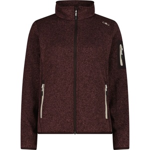 CMP Дамско поларено яке CMP Women's Jacket Jacquard Knitted Fleece jacket - Black Berry / Lighter - размер 36 (EU) (105-4942-2912)