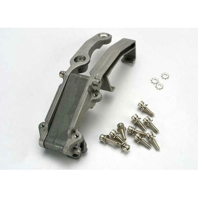Traxxas Engine mount (complete assembly)/ 3x28mm CS with washers (2), TRX5360 (TRX5360)