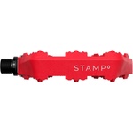 Crankbrothers Платформен педал Crankbrothers Stamp 0 Plattform-Pedal Platform pedals - Bright Red (860-4766-0212)