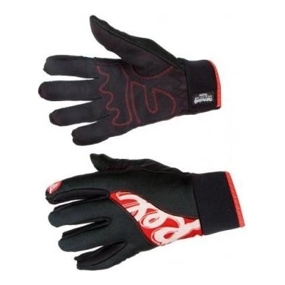 Rex Kuusamo běžecké rukavice černo/červené