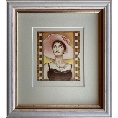 Jelenová Veronika - S. Loren | 23.6x26.6