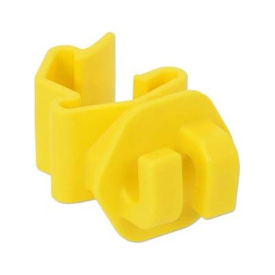 Plastový izolátor na T-sloupky elektrické ohrady, pro lanka a lana do 8 mm - 10 ks