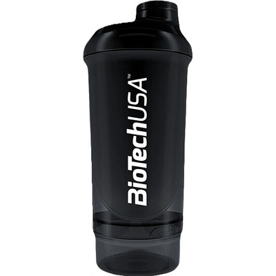 Biotech USA BioTechUSA šejkr Wave+ 500ml + 150ml - čierna