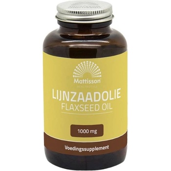 Mattisson Healthstyle Flaxseed Oil, 1000 mg, 90 софтгел капсули, Mattisson Healthstyle (MT2361)
