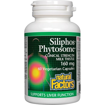 Natural Factors Siliphos Phytosome, 160 mg, 60 веге капсули, Natural Factors