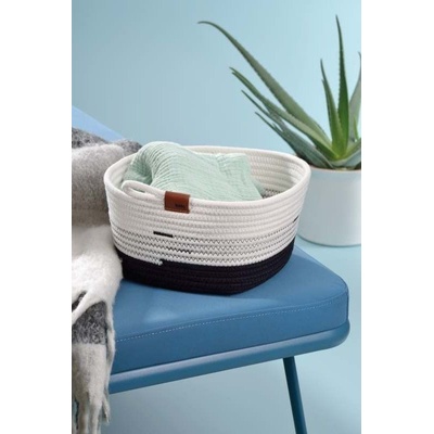 KELA Košík Hedda 28 cm směs bavlna/polyester bílo-černá KL-24458