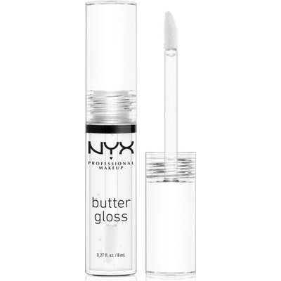 NYX Professional Makeup Butter Gloss lesk na pery odtieň 54 Sugar Glass 8 ml
