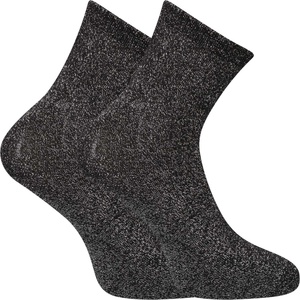 Pieces Чорапи PIECES високи черни (17078534-black/silver) Pieces | Cheren | ЖЕНИ | UNI