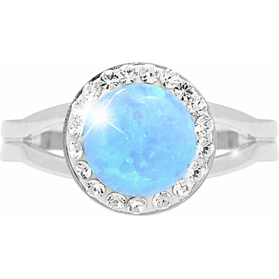 JSB Bijoux Opál s křišťálovými kameny Swarovski Blue 92700025bl