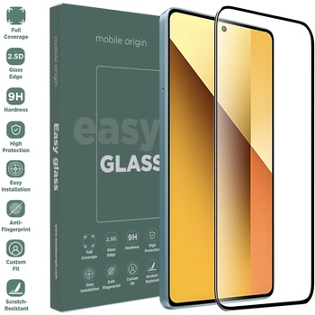 Mobile Origin EasyGlass фолио, съвместимо с Xiaomi Redmi Note 13 5G Black (FRL-EG-XRN135G) (FRL-EG-XRN135G)