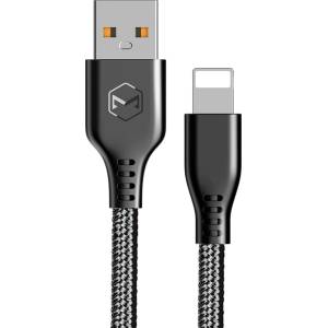 Xmart Lightning кабел Xmart Warrior Series, 1.2 м, Черен (7572)