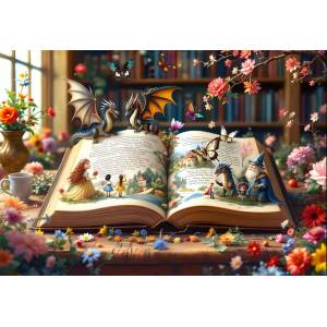 Bluebird Puzzle - Puzzle A Journey to the Heart of the Tale - 1 000 piese