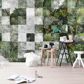 Image 1 of Art Gift Decor Фототапет Тропически пъзел