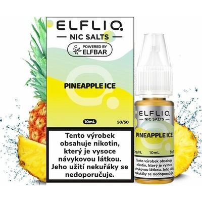 Elf Bar Elfliq Salt Pineapple Ice 3 x 10 ml 10 mg