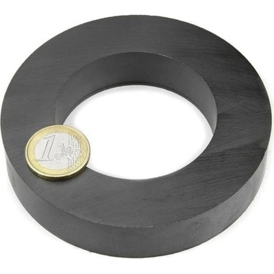 SOLLAU Feritový magnet mezikruží D 100/60 mm, H 20 mm, Ferit, Y35, bez povrchové úpravy