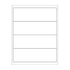CDRmarket Самозалепващи етикети 190 x 58 mm, 5 етикета, A4, 100 листа (ETR0ECO5473A4100)