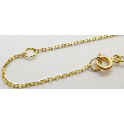 Klenoty Budín Dámský zlatý náramek ze žlutého zlata ANKER 585/0,72gr 17+3cm HK7122