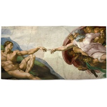 Sablio Uterák Stvorenie Adama Michelangelo Buonarroti 70 x 140 cm