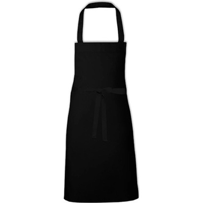 Link Kitchen Wear Klasická grilovací zástěra X1008 Black 80x70cm
