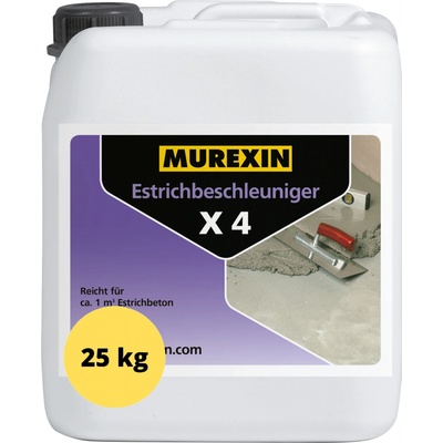 Murexin urýchľovač tuhnutia poteru X 4 25 kg