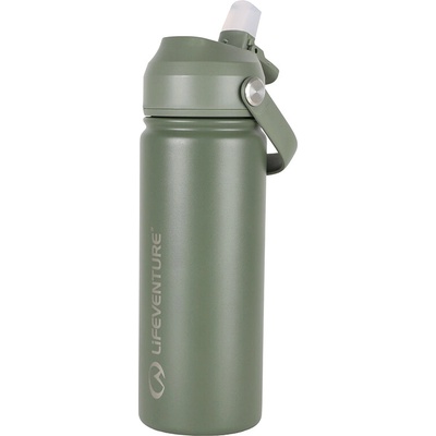 Lifeventure termoláhev Stainless Steel Flip Top Flask 500 ml khaki