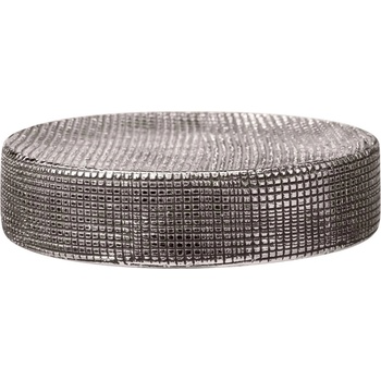 WENKO Керамична сапунерка в сребрист цвят Rivara - Wenko (25206100)