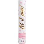 Amscan Confetti cannon Pink paper straddling 28cm 9916469