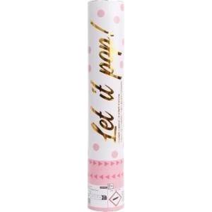 Amscan Confetti cannon Pink paper straddling 28cm 9916469