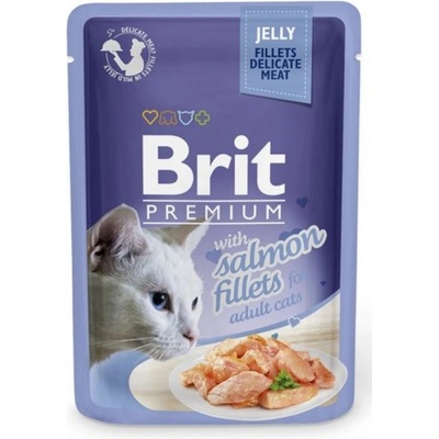 Brit Premium Cat Delicate Fillets in Jelly Salmon 85 g