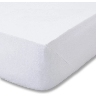 Catherine Lansfield Бял еластичен фланелен чаршаф 150x200 cm Brushed - Catherine Lansfield (BD/57738/W/KFDX/WH)