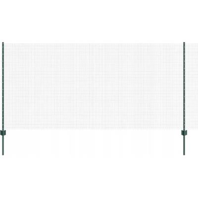 Svařovaný drátěný Oplocení s 11 U sloupky, zelený, 1,2x25m, Ocel