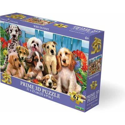 PRIME 3D PUZZLE Psy 63 ks