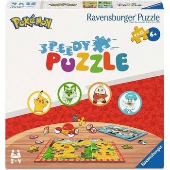 Ravensburger Детски пъзел Ravensburger от 4 х 35 части - Покемон (12004179)